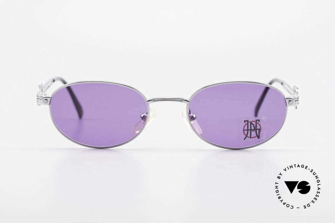 Jean Paul Gaultier 57-5101 Oval JPG Vintage Sunglasses, oval vintage sunglasses by Jean Paul GAULTIER, Made for Men and Women