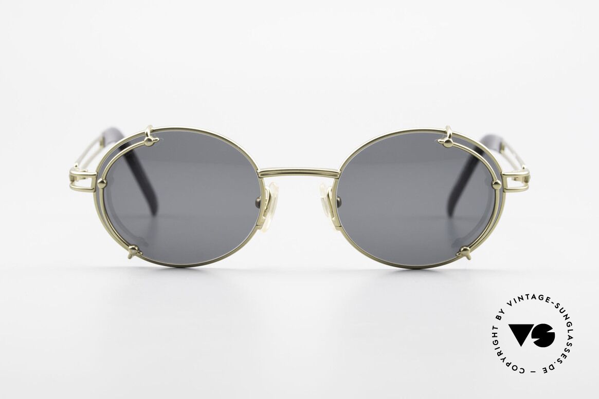 Yohji Yamamoto 52-4107 Oval 90's Designer Sunglasses, extraordinary vintage Yohji Yamamoto shades of the 90's, Made for Men and Women