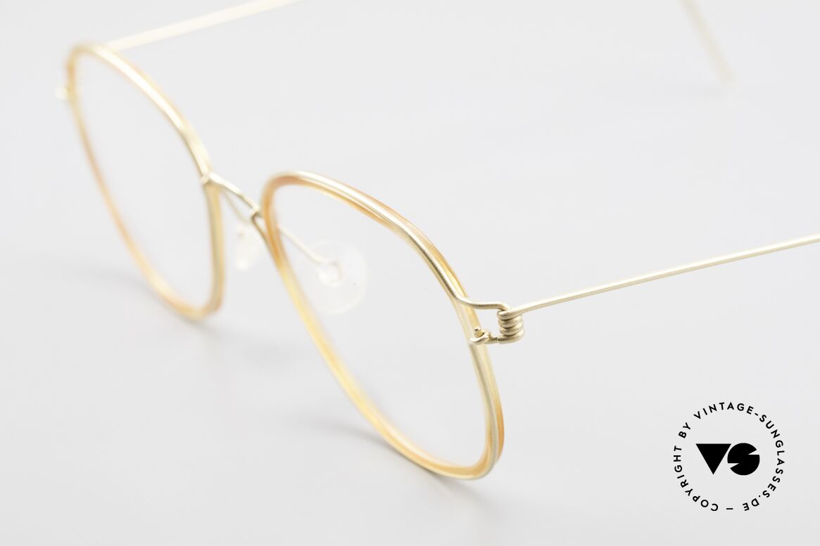 Lindberg Triton Air Titan Rim Titan Frame Acetate Inner Rim, unworn, NOS, with original magnetic case by Lindberg, Made for Men