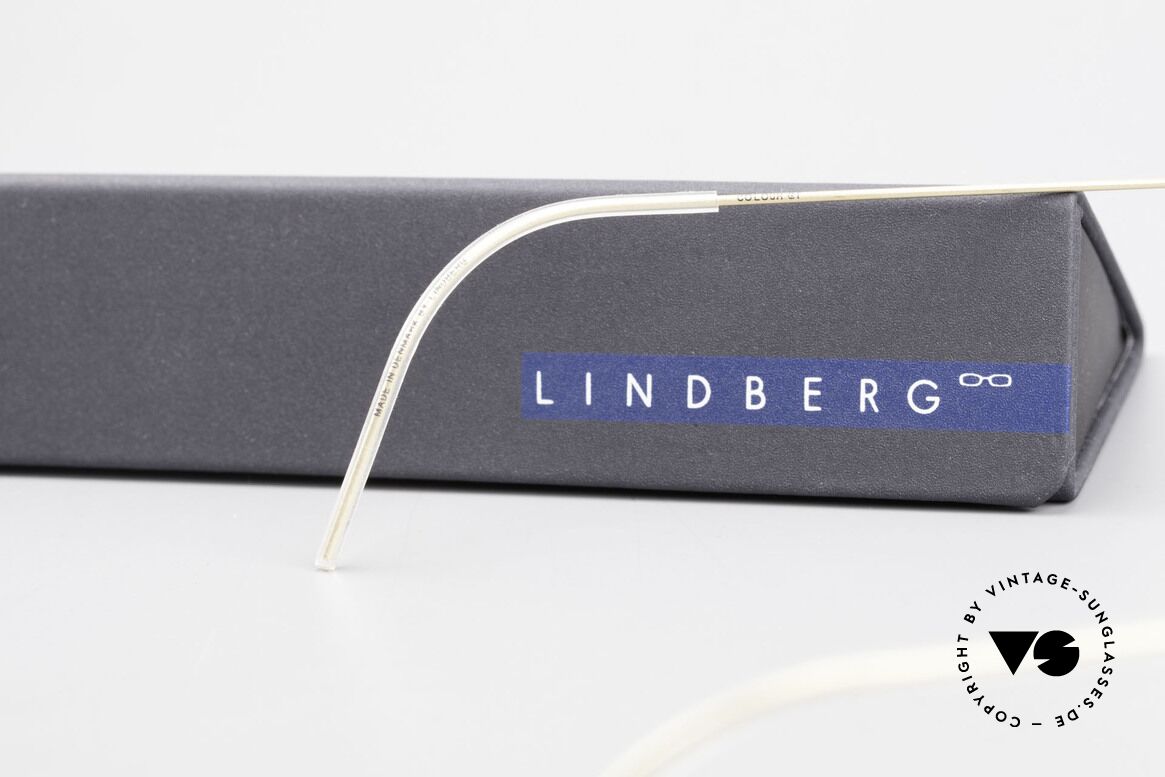 Lindberg Triton Air Titan Rim Titan Frame Acetate Inner Rim, Size: medium, Made for Men