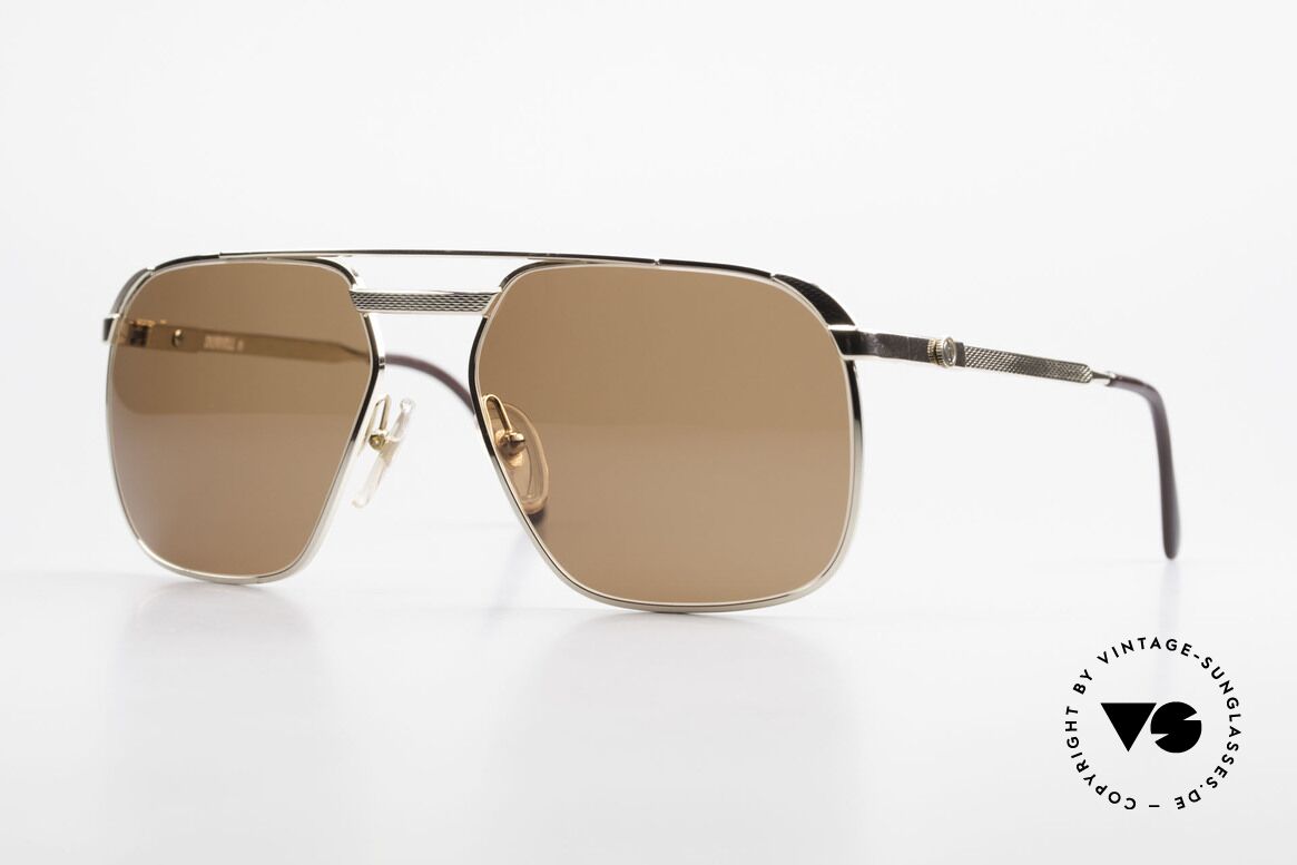Dunhill 6011 Gold Plated Sunglasses 80's, masterpiece of style, quality, functionality and design, Made for Men