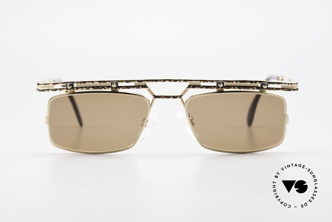 Cazal 975 Square Designer Sunglasses 90s, striking / square Cazal vintage shades from 1996/97, Made for Men