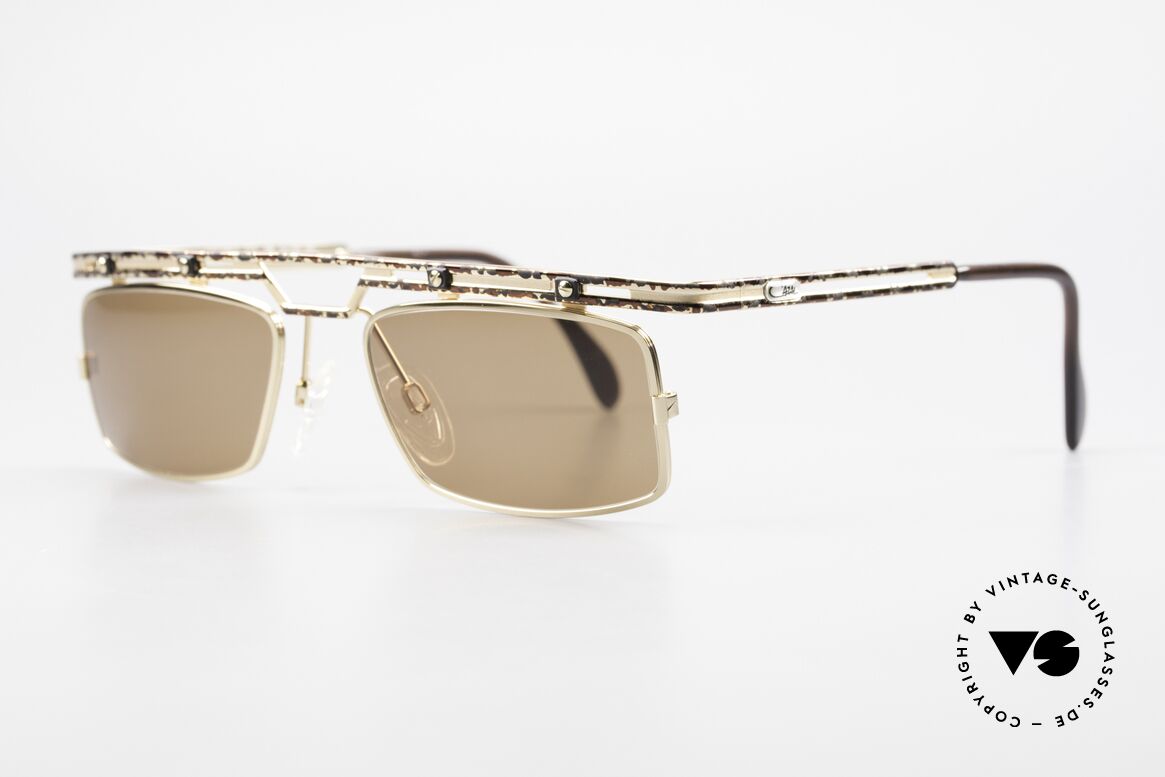 Cazal 975 Square Designer Sunglasses 90s, great metalwork and overall craftmanship; durable!, Made for Men