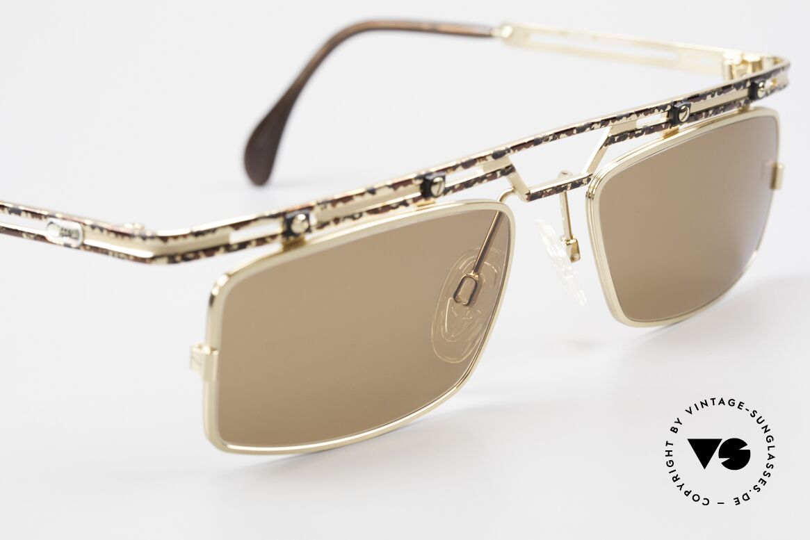 Cazal 975 Square Designer Sunglasses 90s, never used (like all our rare vintage CAZAL eyewear), Made for Men