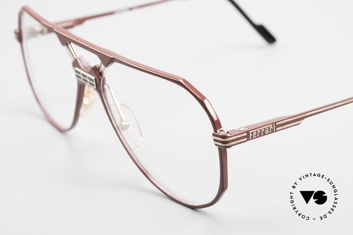 Ferrari F23 90's Ferrari Formula 1 Glasses, striking bridge; size 59/15, 140, F23, in color 580, Made for Men