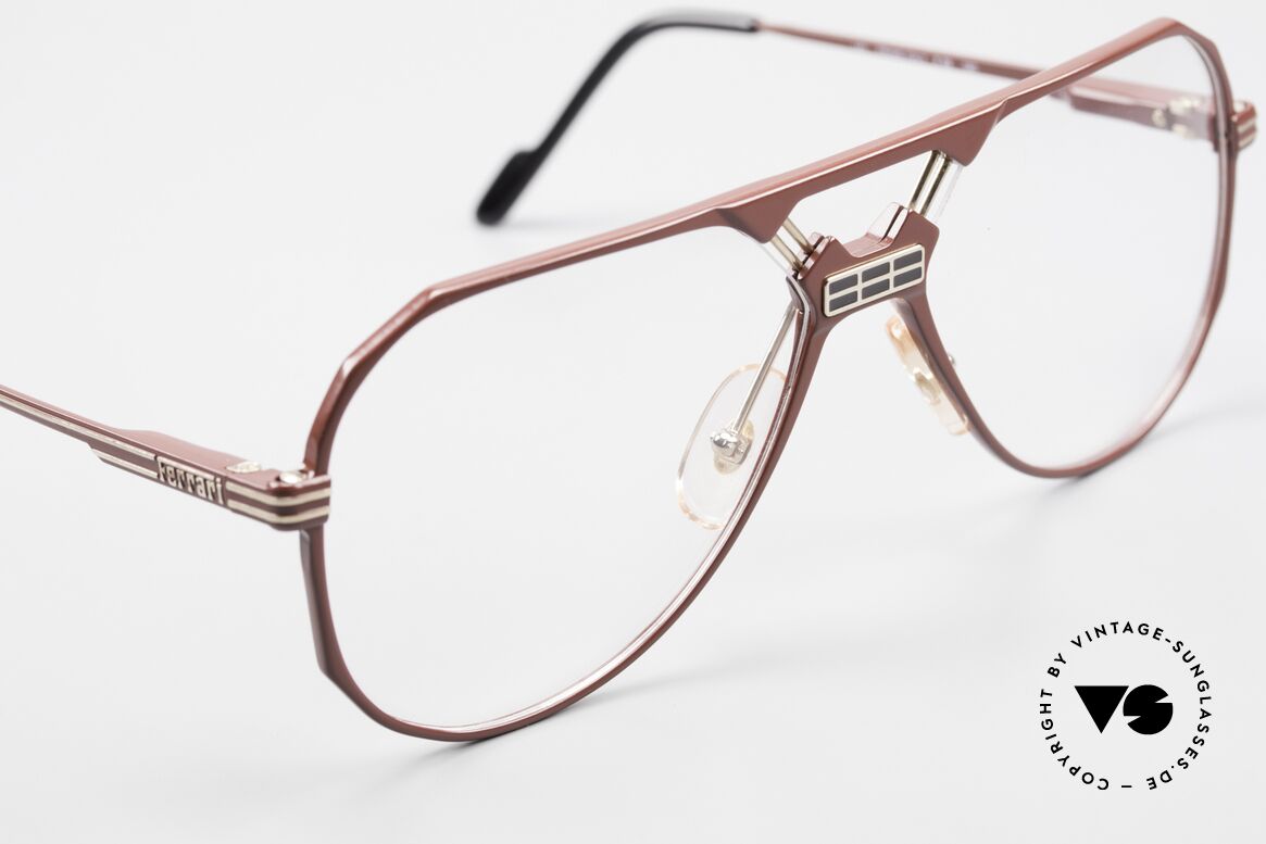 Ferrari F23 90's Ferrari Formula 1 Glasses, never worn (like all our vintage Ferrari eyeglasses), Made for Men