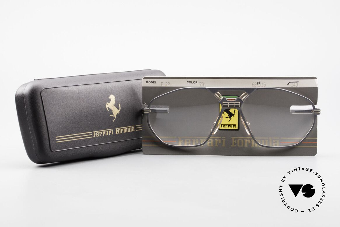 Ferrari F22 Formula 1 Vintage Glasses 90s, Size: large, Made for Men