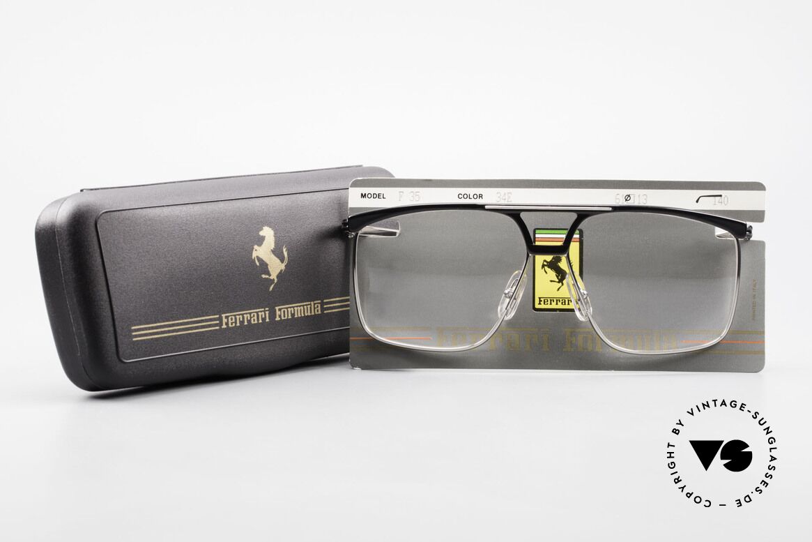 Ferrari F35 Large Vintage Men's Eyeglasses, Size: large, Made for Men