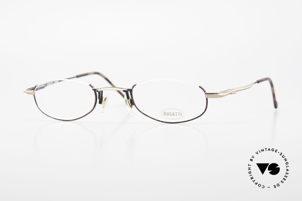 Bugatti 23687 High-Tech Men's Reading Frame, original, vintage reading eyeglass-frame by Bugatti, Made for Men