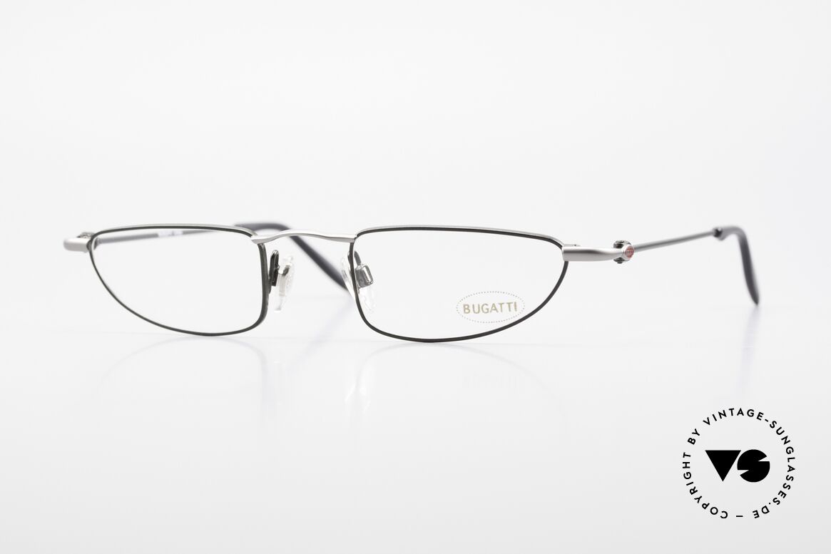 Bugatti 11729 Striking 90'S Reading Glasses, original, vintage reading eyeglass-frame by Bugatti, Made for Men