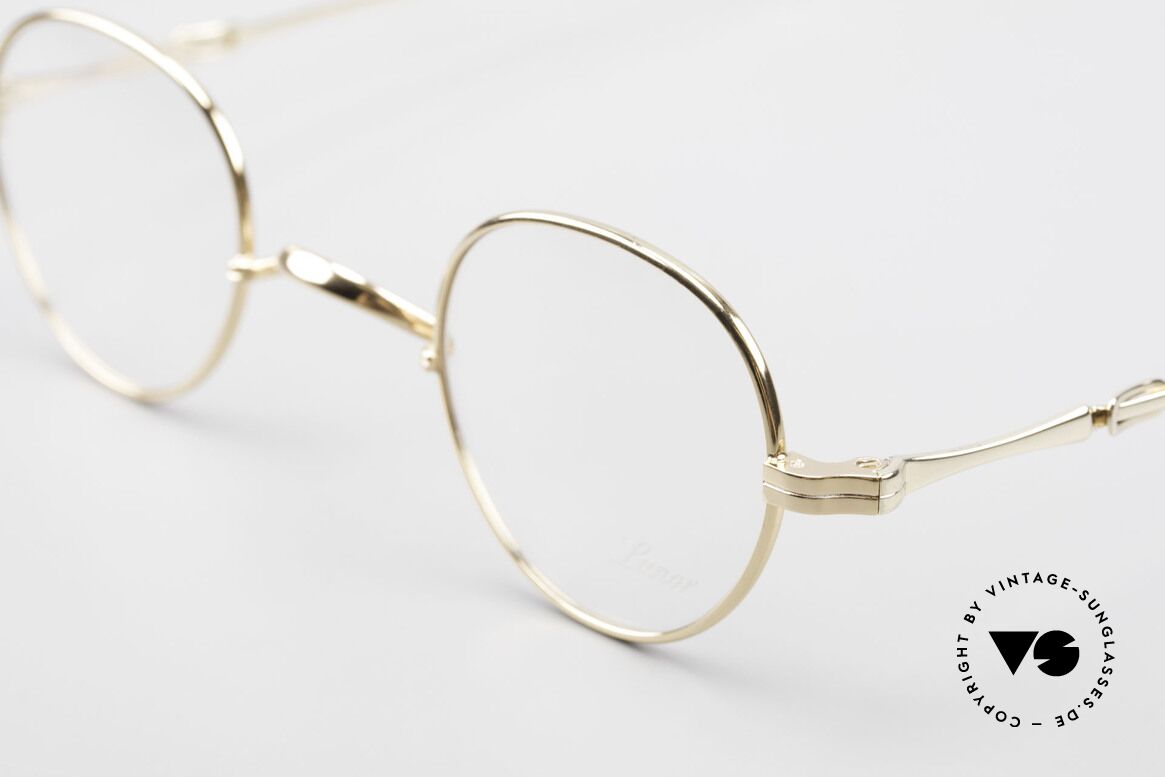 Lunor I 15 Telescopic Gold Plated Sliding Temples, as well as for the brilliant telescopic / extendable arms, Made for Men and Women
