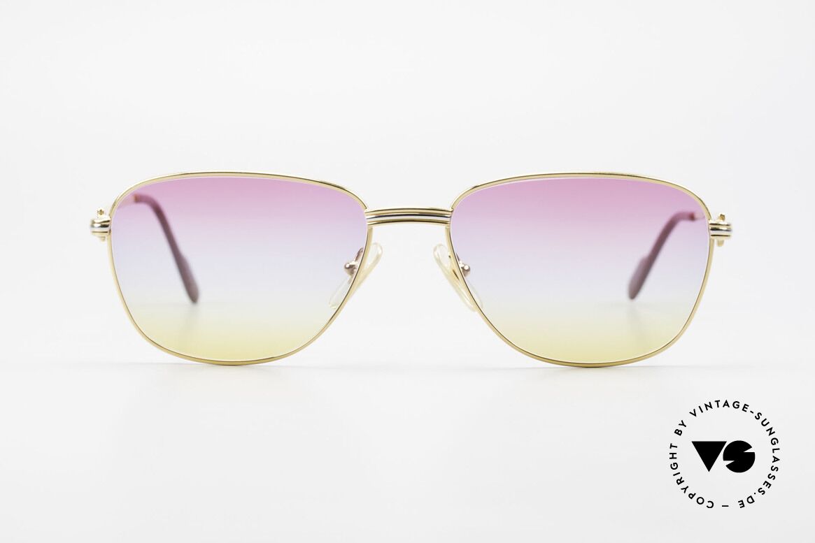 Cartier Courcelles Unique 90's Luxury Sunglasses, precious Cartier sunglasses of the 90's, M size 57°17, Made for Men and Women