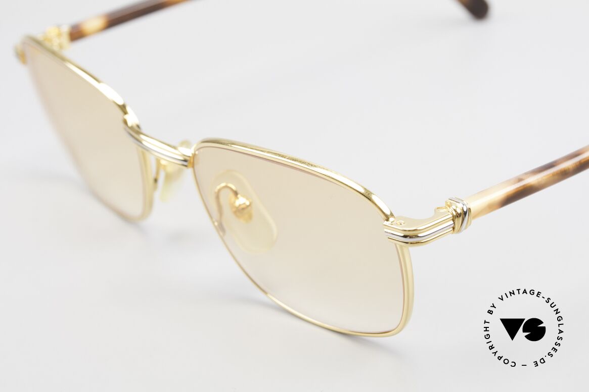 Cartier Aube Orange Gradient Luxury Shades, new orange-gradient lenses (also wearable at twilight), Made for Men