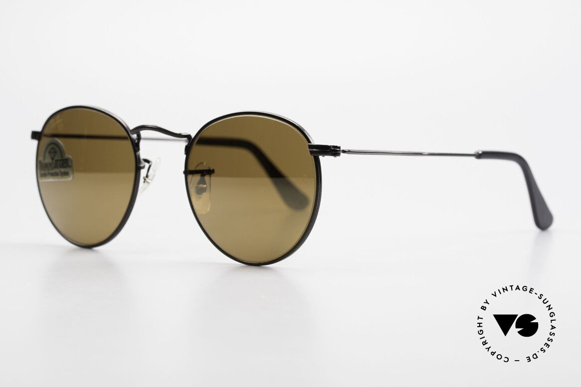 Ray Ban Round Metal 47 Small Round Diamond Hard, limited special edition: DIAMOND HARD B&L lenses, Made for Men and Women