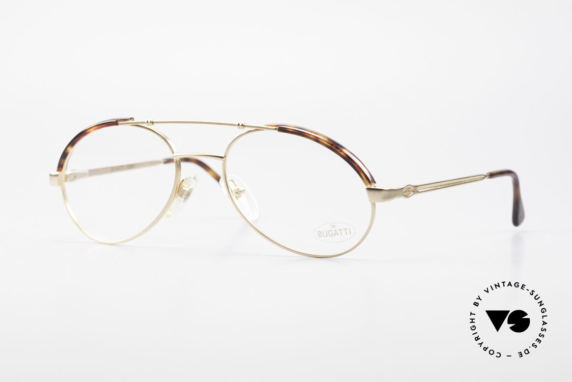 Bugatti 03081 90's Men's Glasses True Vintage, very elegant BUGATTI eyeglass-frame for men, Made for Men