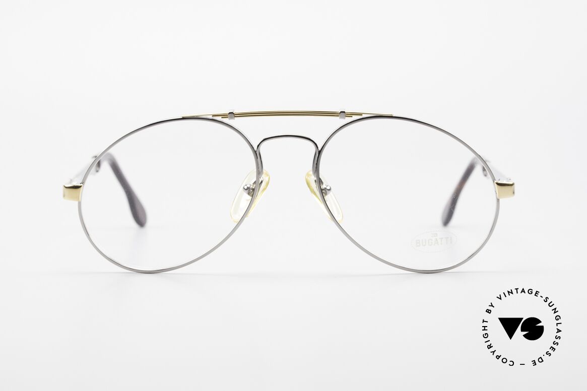 Bugatti 11946 Large 80's Luxury Eyeglasses, vintage 80's men's eyeglasses; large size 56/18, Made for Men