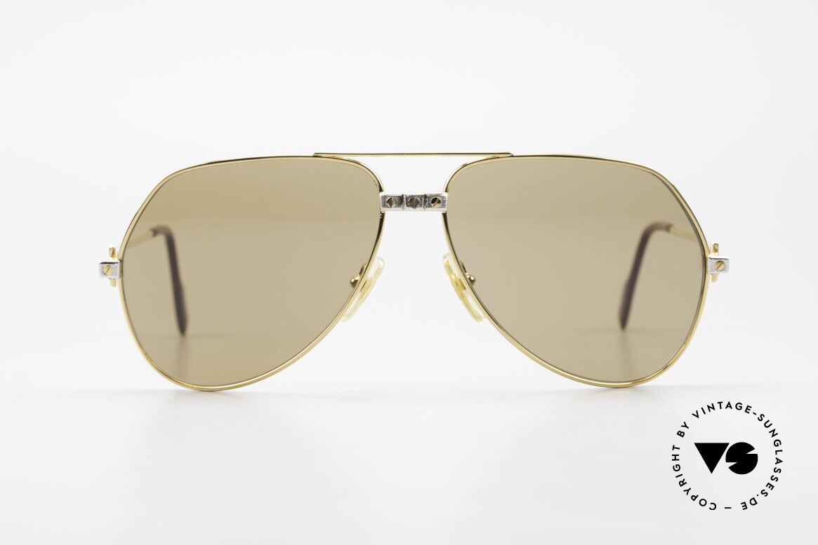 Cartier Vendome Santos - L Mystic Cartier Mineral Lenses, mod. "Vendome" was launched in 1983 & made till 1997, Made for Men