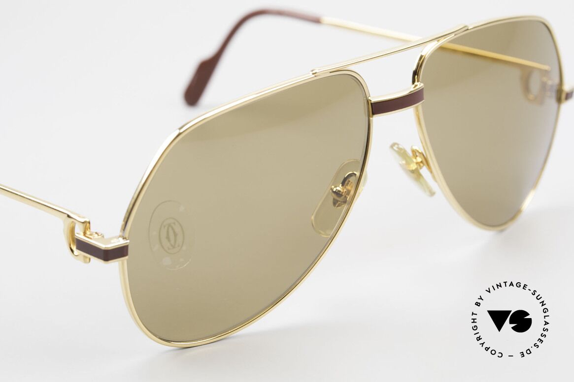 Cartier Vendome Laque - M Mystic Cartier Mineral Lenses, ! BREATH on the sun lenses to make the logo VISIBLE!, Made for Men