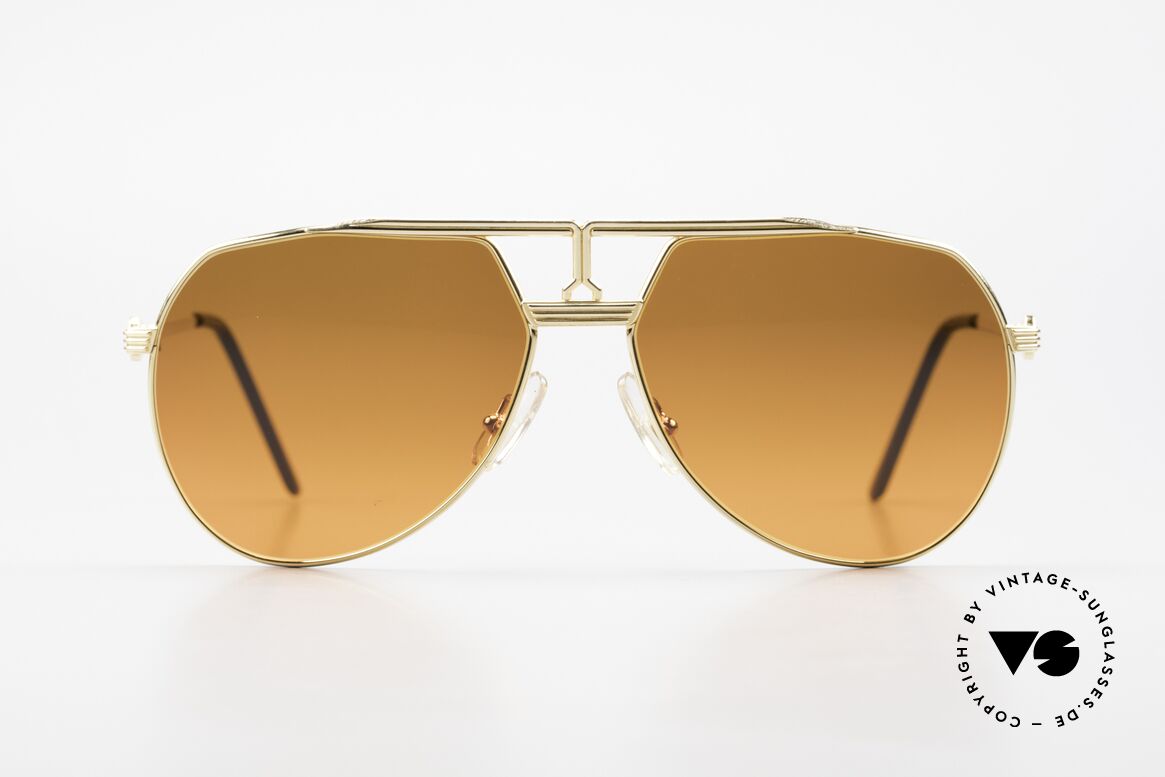 Maserati 6130 Luxury Aviator Sunglasses 80's, luxury vintage sunglasses by the noble brand Maserati, Made for Men