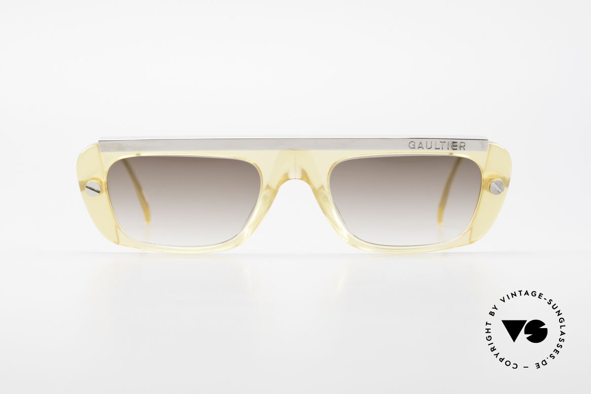 Jean Paul Gaultier 55-0771 Striking Vintage 90s Shades, striking Jean Paul GAULTIER vintage sunglasses, Made for Men and Women