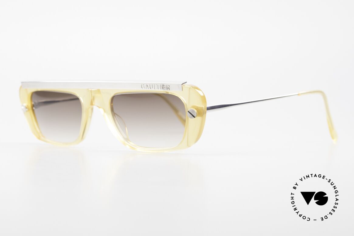 Jean Paul Gaultier 55-0771 Striking Vintage JPG Shades, true eye-catcher ... real designer piece from 1997, Made for Men and Women
