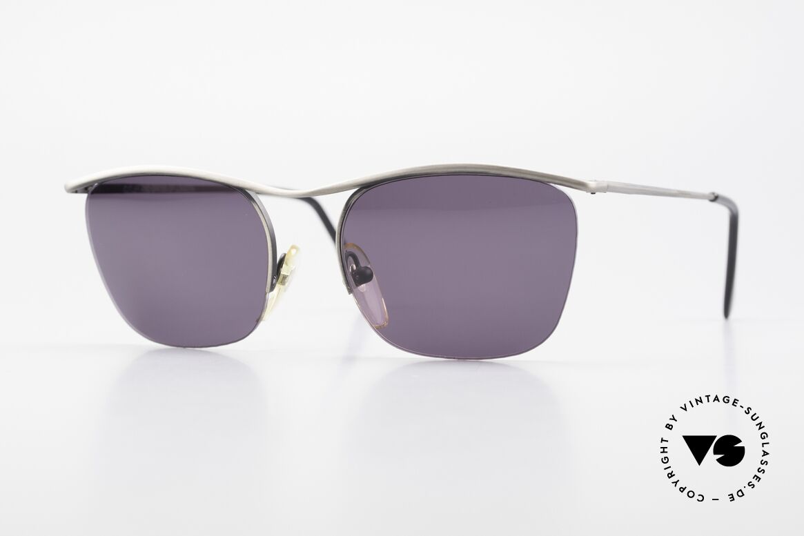Cutler And Gross 0267 Semi Rimless Sunglasses 90's, CUTLER and GROSS designer shades from the late 90's, Made for Men and Women