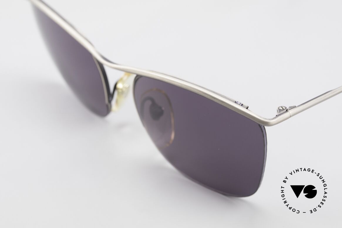 Cutler And Gross 0267 Semi Rimless Sunglasses 90's, semi rimless: the sun lenses are fixed with Nylor thread, Made for Men and Women