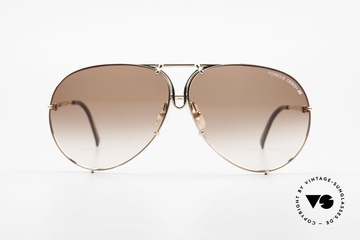Porsche 5621 Golden Aviator XL Sunglasses, one of the most wanted vintage models, worldwide, Made for Men