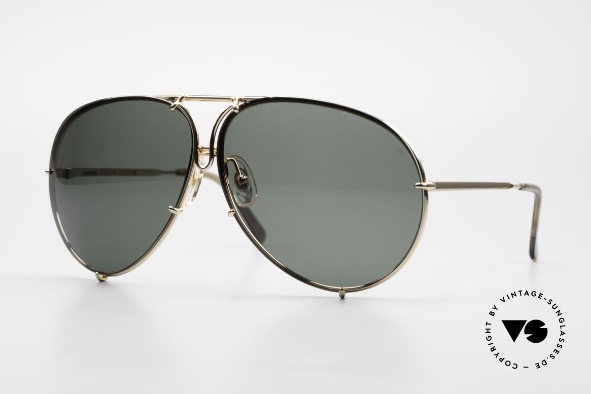 Porsche 5621 XL Golden Aviator Sunglasses, unworn rarity incl. orig. hard case (collector's item), Made for Men