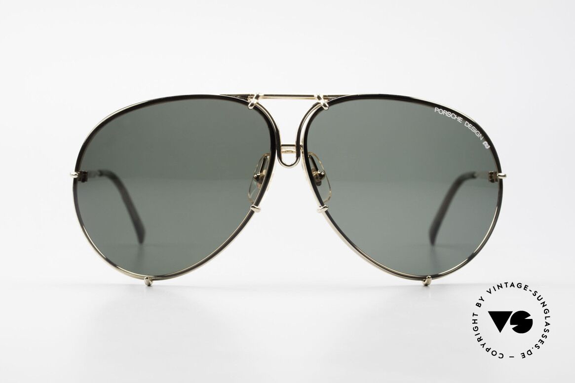 Porsche 5621 XL Golden Aviator Sunglasses, NO RETRO SUNGLASSES, but a 30 years old original, Made for Men