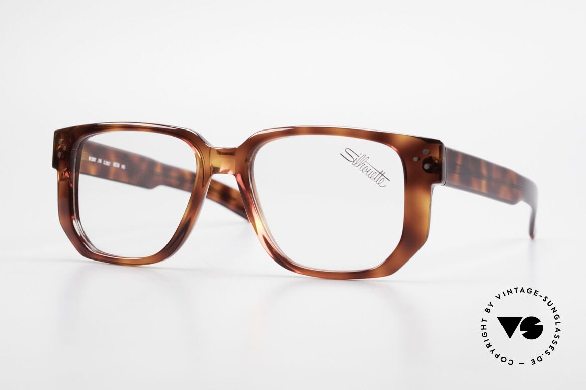 Silhouette M2097 1980's Old School Eyeglasses, massive 'Old School' Silhouette vintage glasses, Made for Men