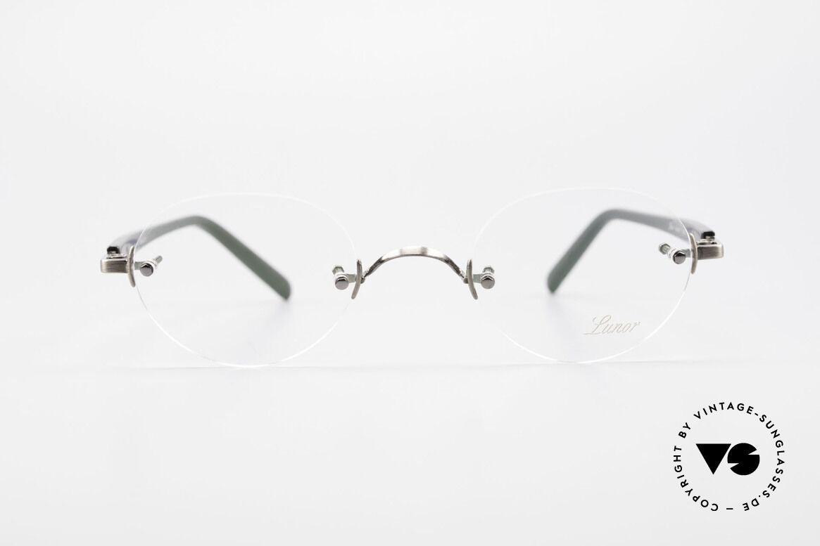 Lunor Classic V Panto AS Panto Rimless Frame Unisex, LUNOR: honest craftsmanship with attention to details, Made for Men and Women
