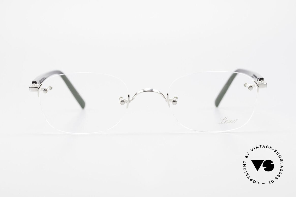Lunor Classic V Anatomic PP Rimless Frame Platin Plated, LUNOR: honest craftsmanship with attention to details, Made for Men