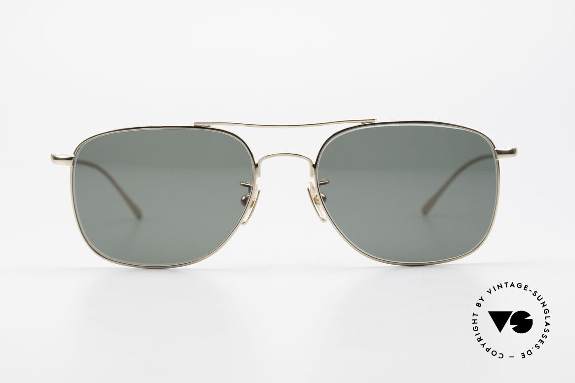 Lunor Aviator II P4 GP Classy Men's Sunglasses Gold, LUNOR: honest craftsmanship with attention to details, Made for Men