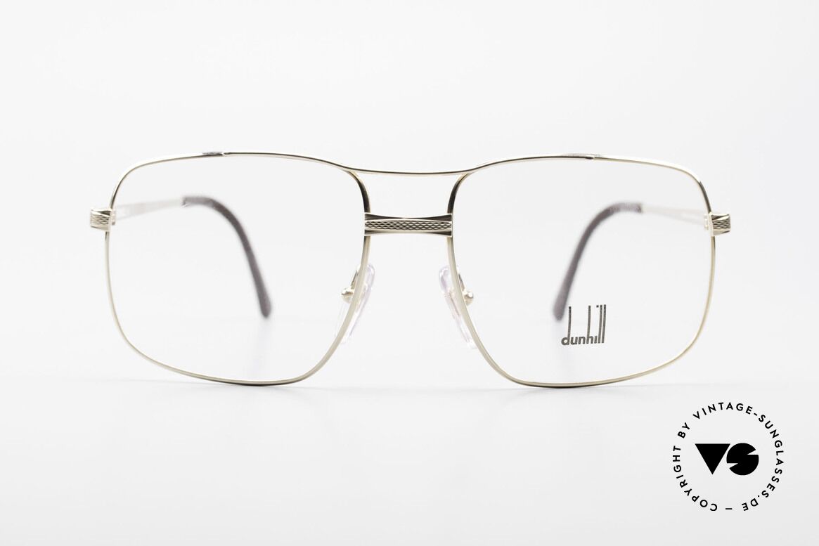 Dunhill 6048 Gold Plated 80's Eyeglasses, vintage Alfred Dunhill luxury eyeglasses from 1987, Made for Men