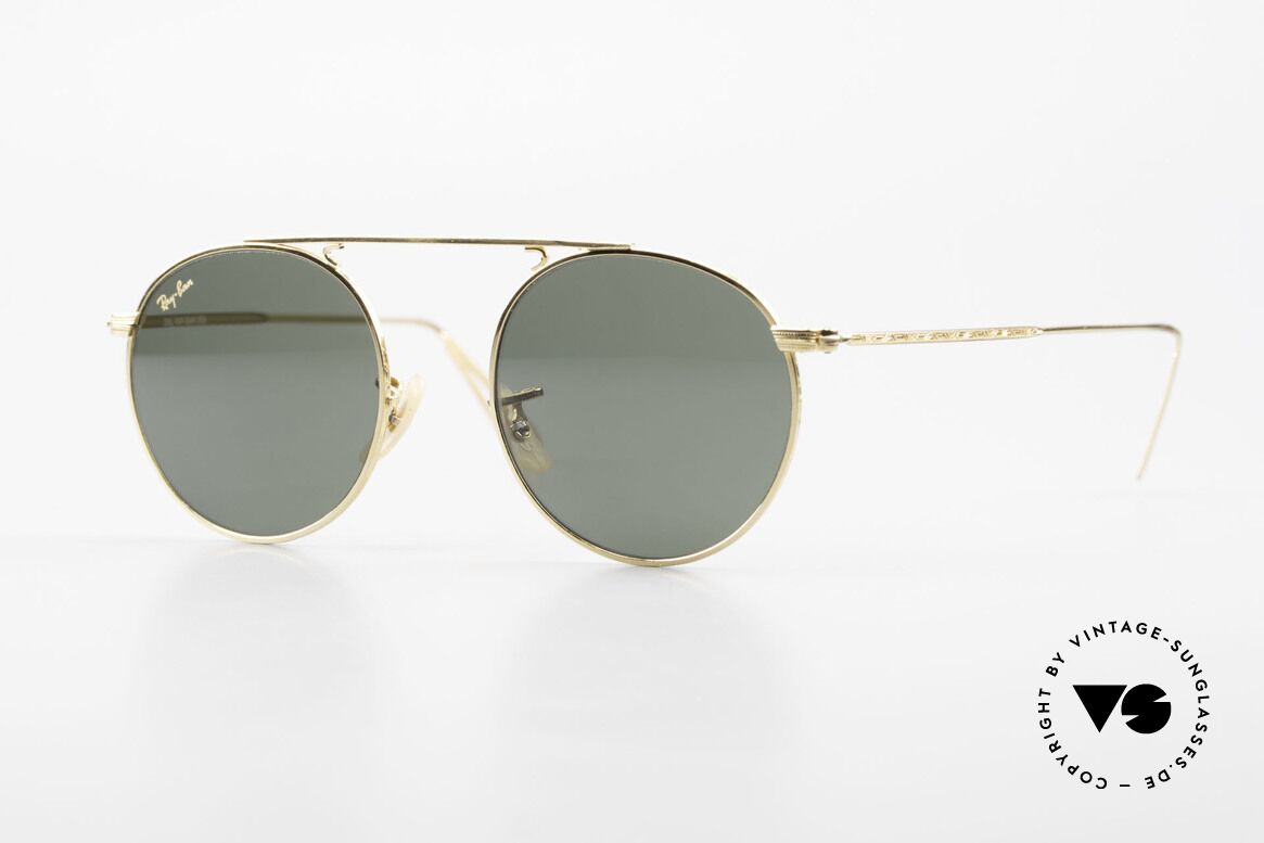Ray Ban Vintage Round 90's Bausch&Lomb USA Shades, Ray-Ban sunglasses of the 'Vintage Metal Collection', Made for Men and Women