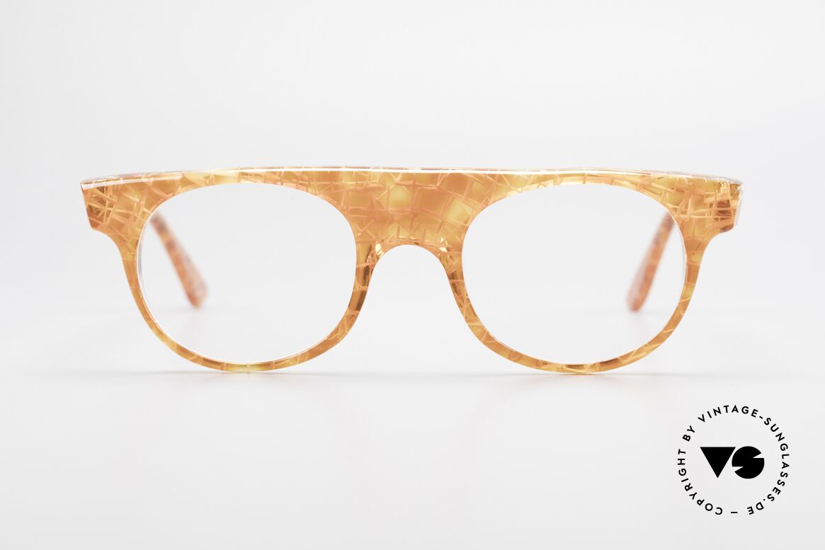 Alain Mikli 0127 / 166 80's Designer Eyeglass-Frame, eye-catching vintage Alain Mikli designer eyeglasses, Made for Women