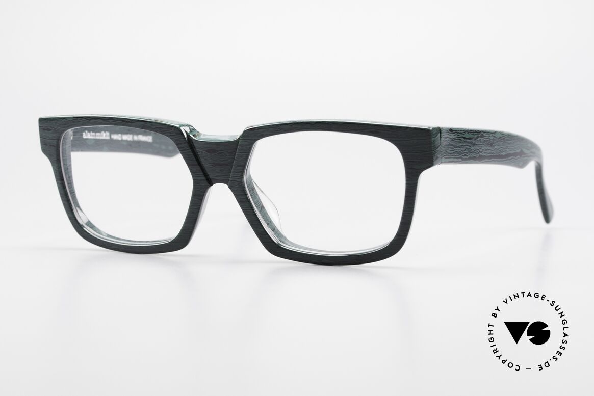 Alain Mikli 0143 / 285 Striking 1980's Eyeglasses, vintage ALAIN MIKLI designer eyeglasses from 1988, Made for Men and Women