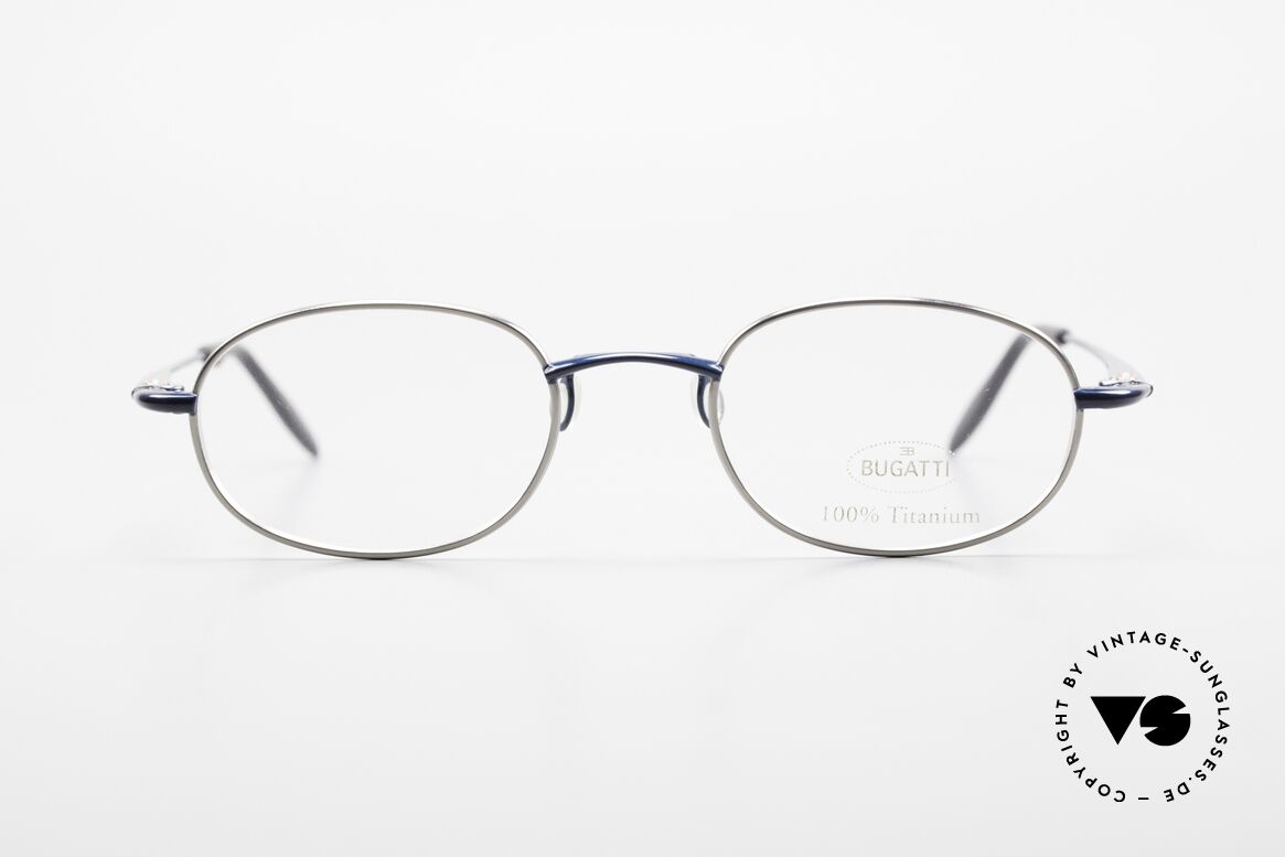 Bugatti 19062 Men's Titanium Eyeglasses 90's, 100% Titanium vintage BUGATTI glasses from 1998, Made for Men