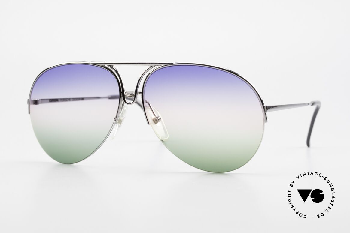 Porsche 5627 Half Rimless 90's Sunglasses, noble designer sunglasses by PORSCHE DESIGN, Made for Men