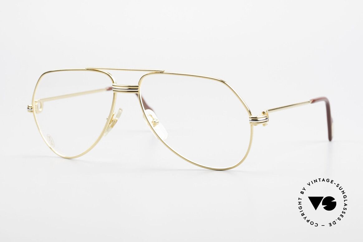 Cartier Vendome LC - S David Bowie 80's Vintage Frame, Vendome = the most famous eyewear design by CARTIER, Made for Men and Women