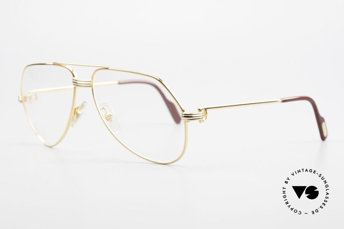 Cartier Vendome LC - S David Bowie 80's Vintage Frame, this pair (with L.Cartier decor) is SMALL size 56-14,130, Made for Men and Women