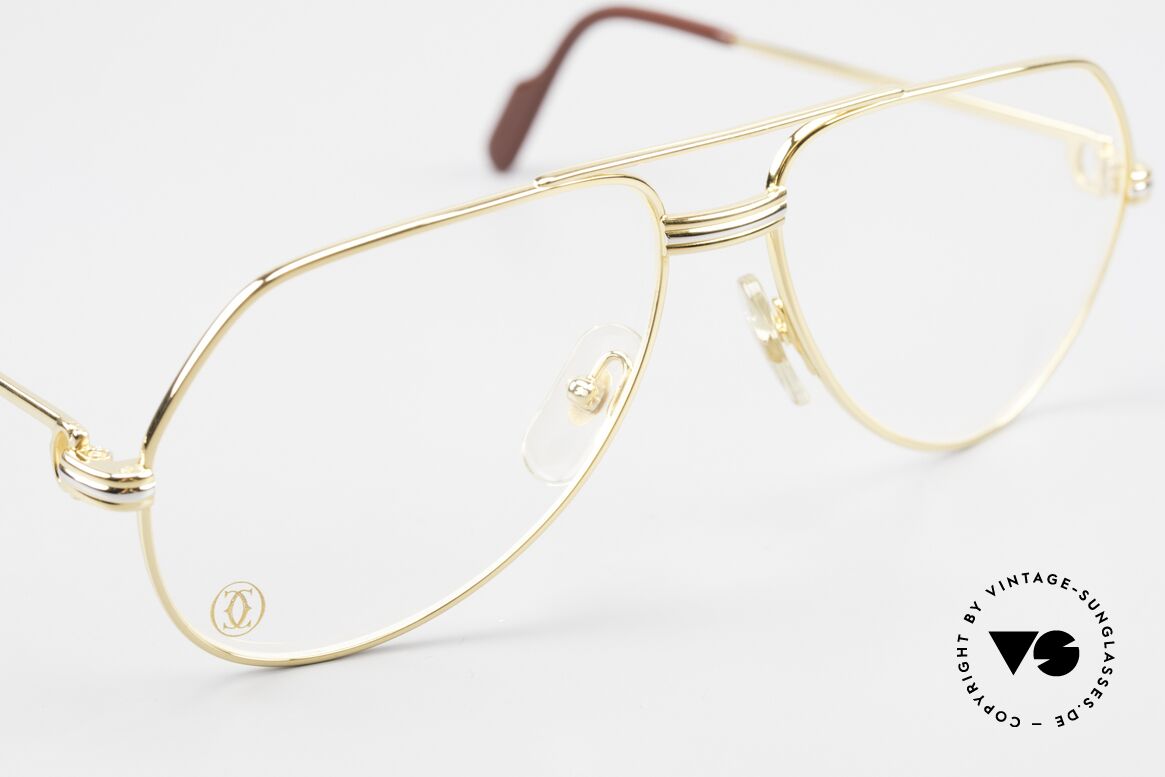Cartier Vendome LC - S David Bowie 80's Vintage Frame, luxury frame (22ct gold-plated) with full orig. packing!, Made for Men and Women