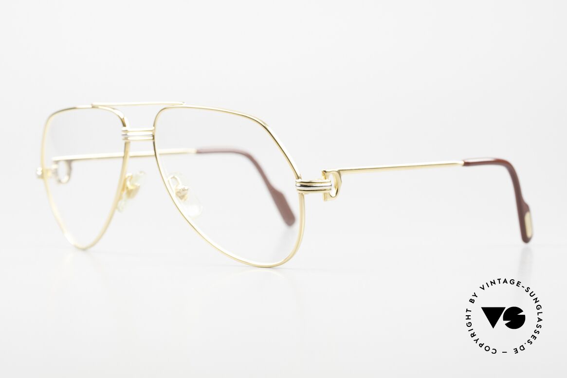 Cartier Vendome LC - S David Bowie 80's Vintage Frame, this pair (with L.Cartier decor) is SMALL size 56-14,130, Made for Men and Women