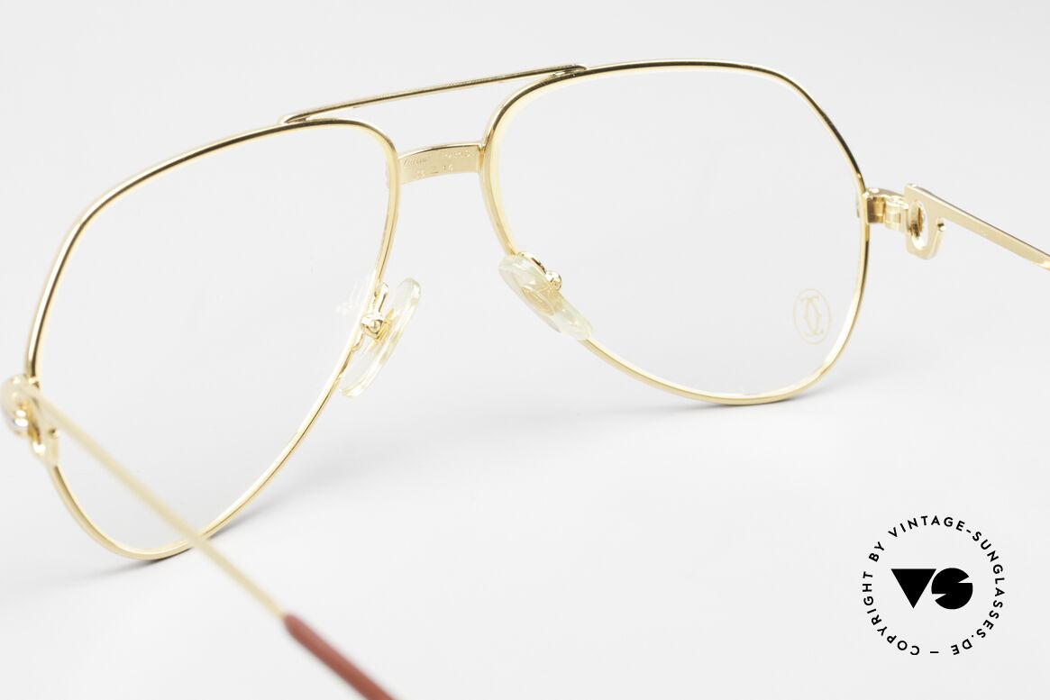 Cartier Vendome LC - S David Bowie 80's Vintage Frame, luxury frame (22ct gold-plated) with full orig. packing!, Made for Men and Women