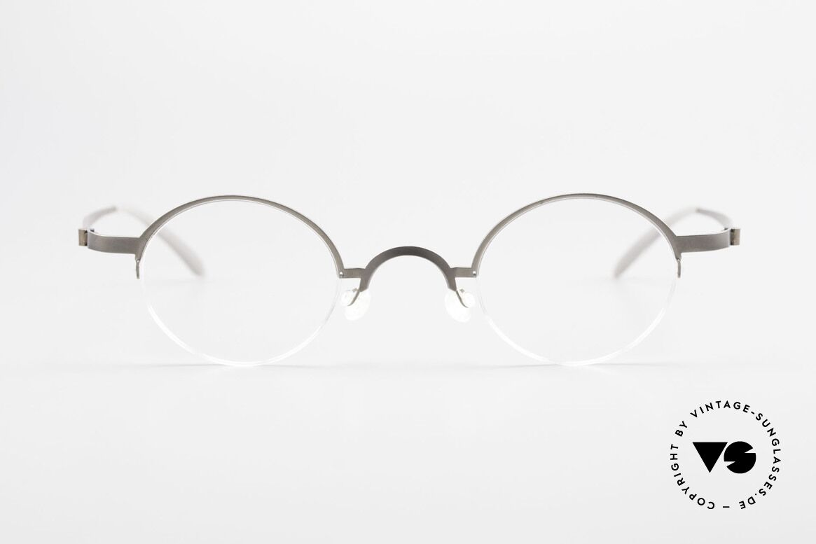 Lindberg 7005 Strip Titan Round Titanium Frame Unisex, LINDBERG Strip Titanium eyeglass-frame; size 41-28, Made for Men and Women