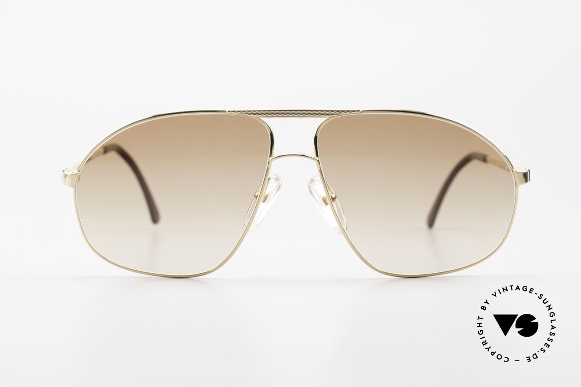 Dunhill 6125 Gold Plated Aviator Frame 90's, LUXURY vintage sunglasses by A. DUNHILL from 1990, Made for Men