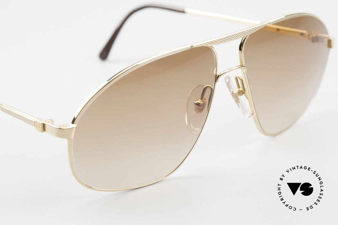 Dunhill 6125 Gold Plated Aviator Frame 90's, unworn (like all our rare vintage Alfred Dunhill eyewear), Made for Men