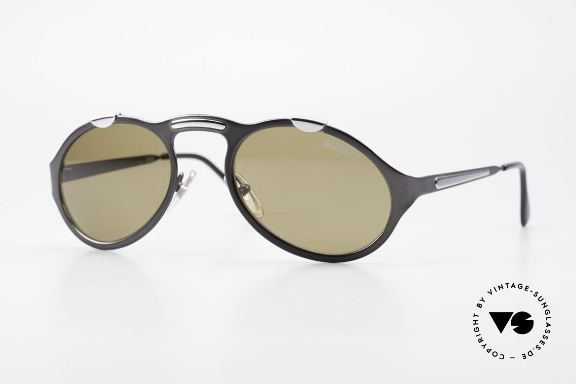 Bugatti 13152 Limited Rare Luxury 90's Sunglasses, very elegant Bugatti vintage designer sunglasses, Made for Men