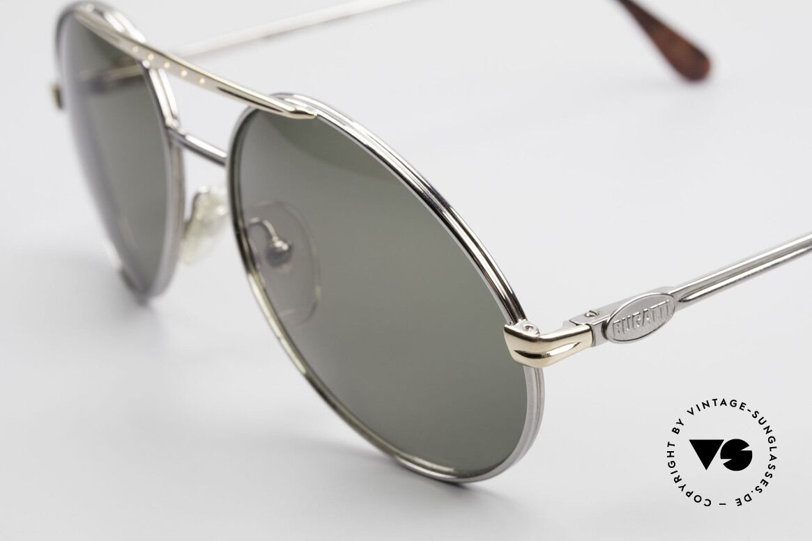 Bugatti 02926 80's Large Sunglasses For Men, unworn, incl. case (like all our vintage Bugatti shades), Made for Men